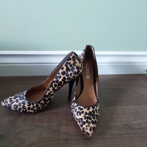Aldo Leopard print heels - Picture 2 of 3